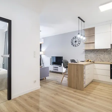 Lägenhet Browar Gdanski Wrzeszcz Superior With Balcony By Renters Gdańsk