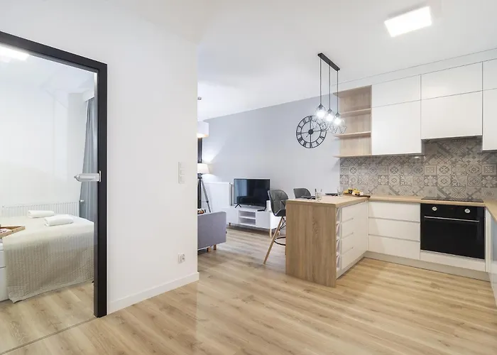 Lägenhet Browar Gdanski Wrzeszcz Superior With Balcony By Renters Gdańsk